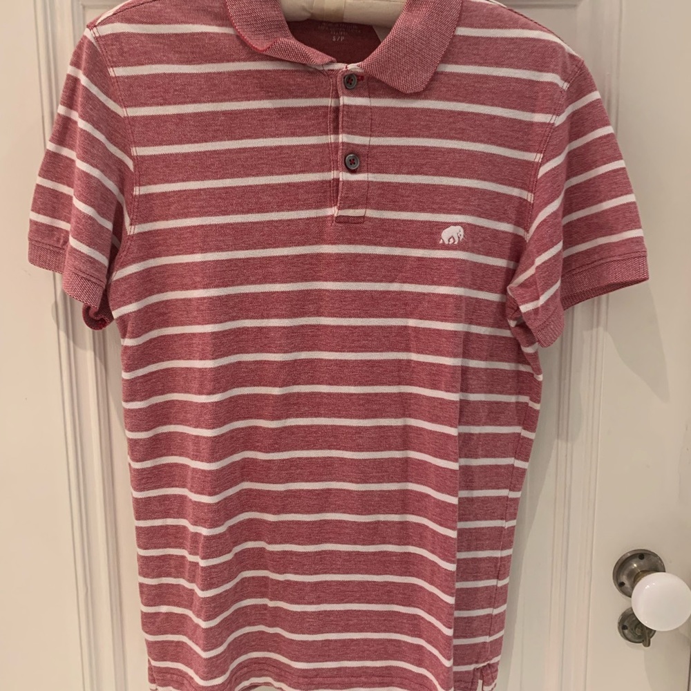Banana Republic Men’s Red/White Polo Shirt Sz S/P